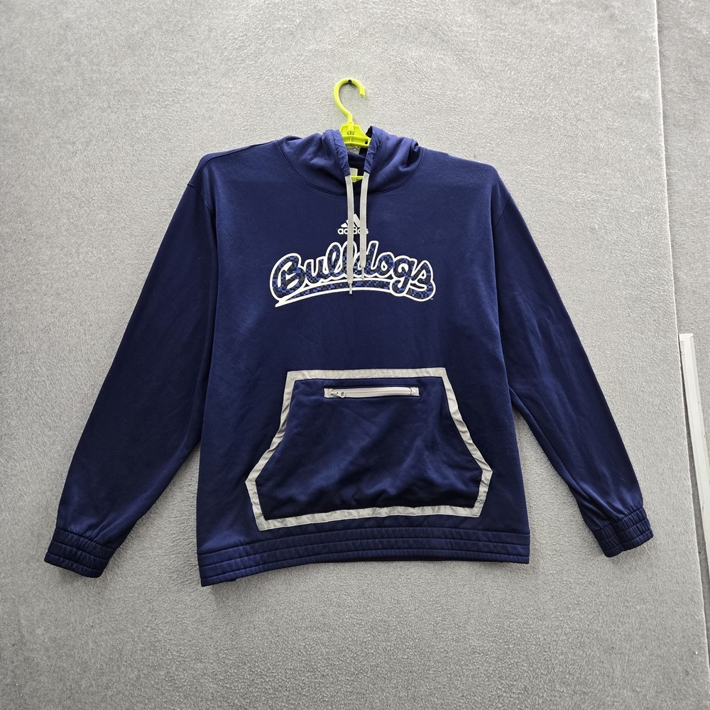 Fresno State Bulldogs Men Hoodie 2XL Navy Blue Adidas Aeroready Athletic Team